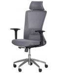 Ергономичен стол Carmen - 7542, сив - 3t